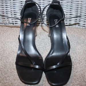 Bar III Women's Black Strappy Heels